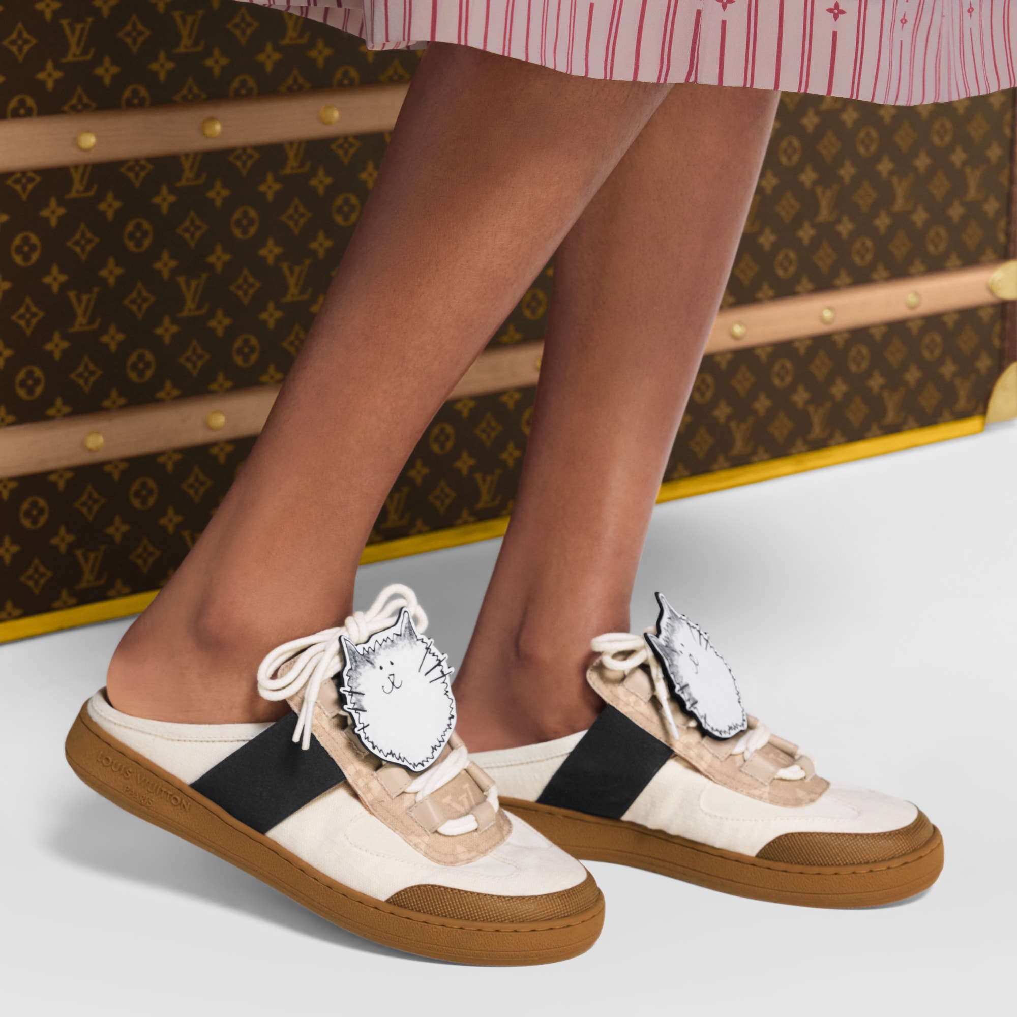  Lous Open Back Sneaker   in Women