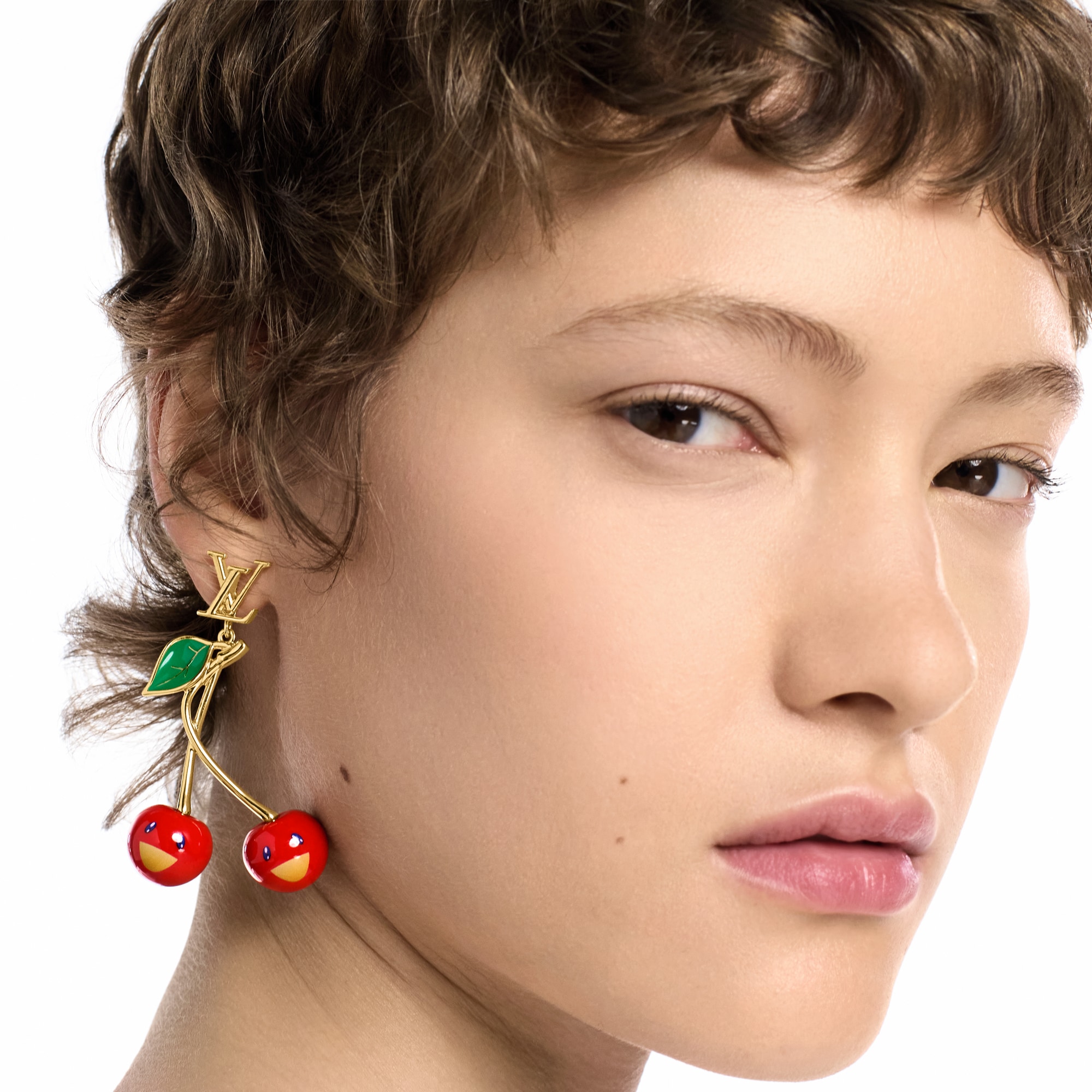  LV x TM Cerise Earrings . in Women
