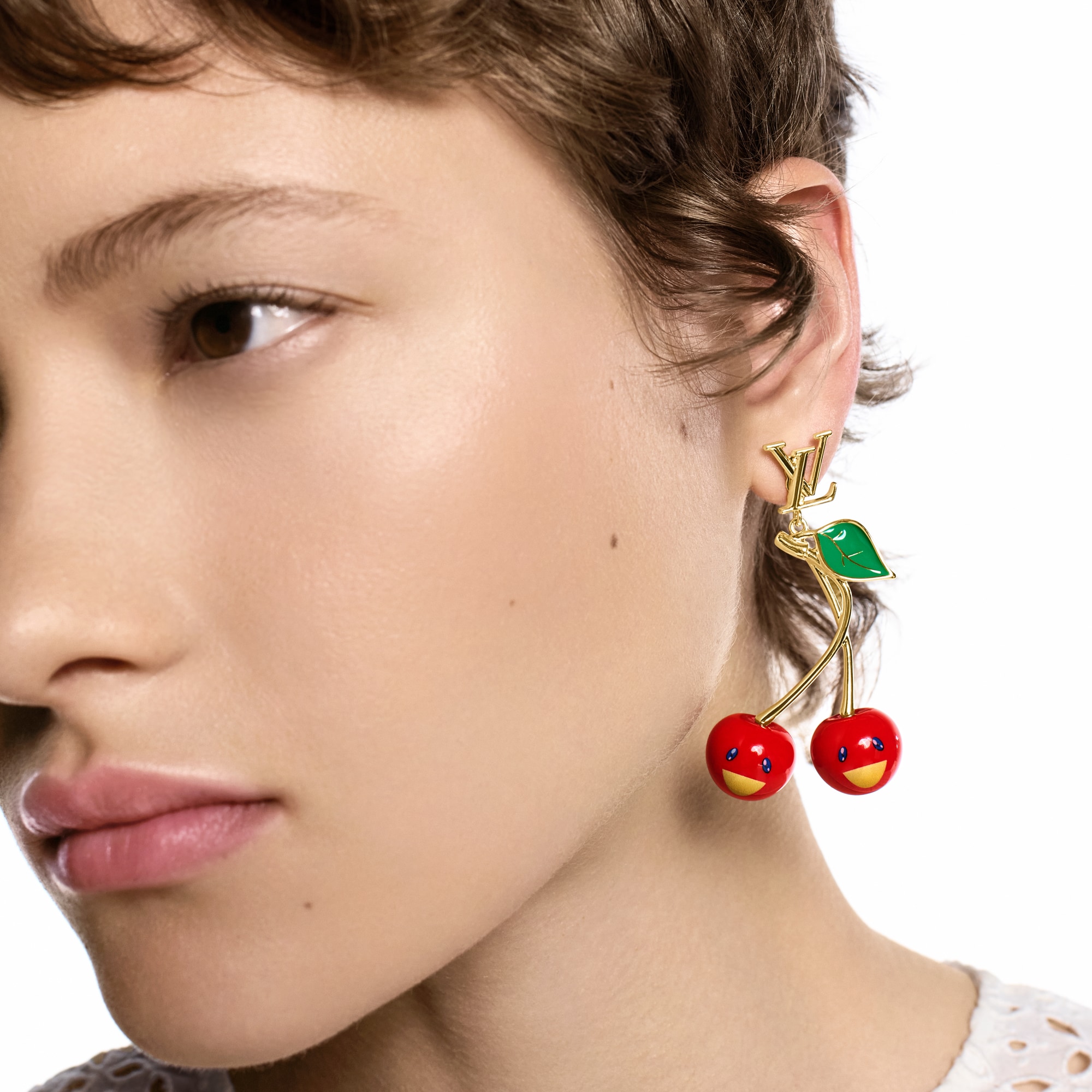  LV x TM Cerise Earrings . in Women