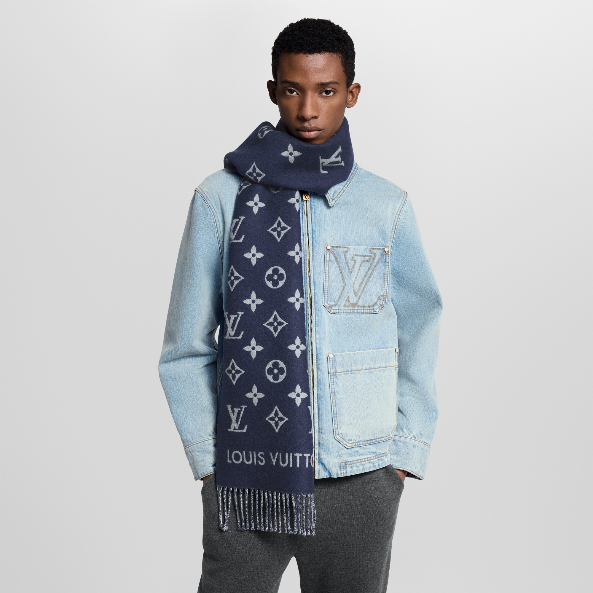 All About Monogram Scarf . in Men