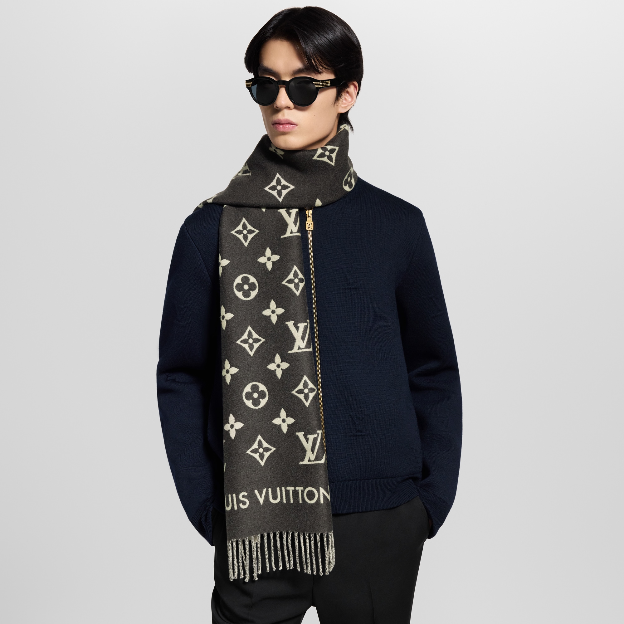 All About Monogram Scarf . in Men