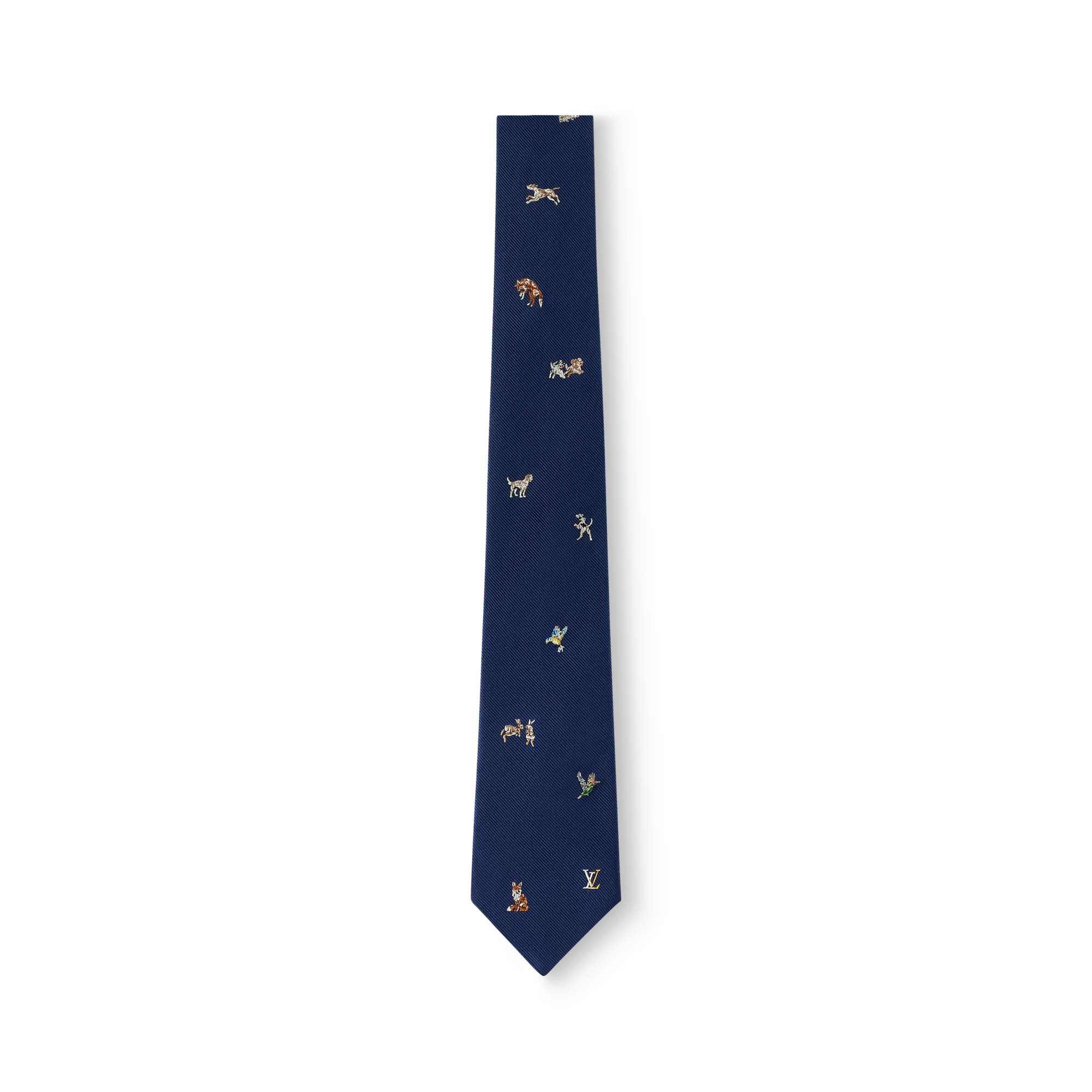 Animal Blason Tie . in Men