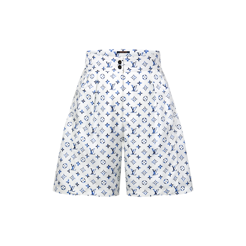 Aquarelle Monogram Belt Shorts in Women's Ready-to-Wear Skirts and Shorts collections by Louis Vuitton (Product zoom)