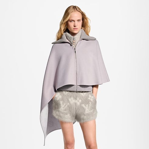Asymmetrical Mahina Cape Coat in Women's Ready-to-Wear Coats and Jackets collections by Louis Vuitton (Product zoom)