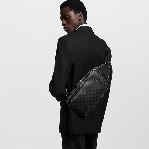 Avenue Slingbag Damier Graphite Canvas in Men's Bags All Collections collections by Louis Vuitton (Product zoom)