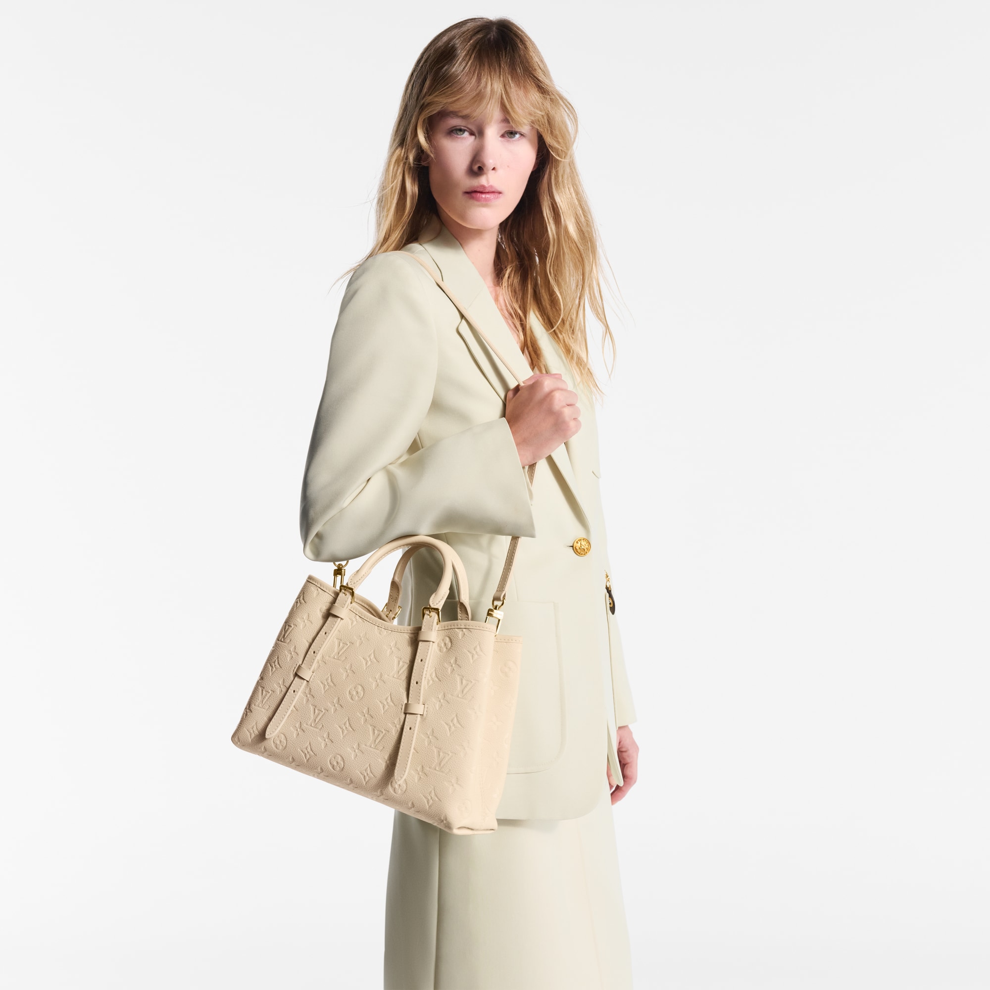Babylone Tote PM Monogram Empreinte Leather in Women