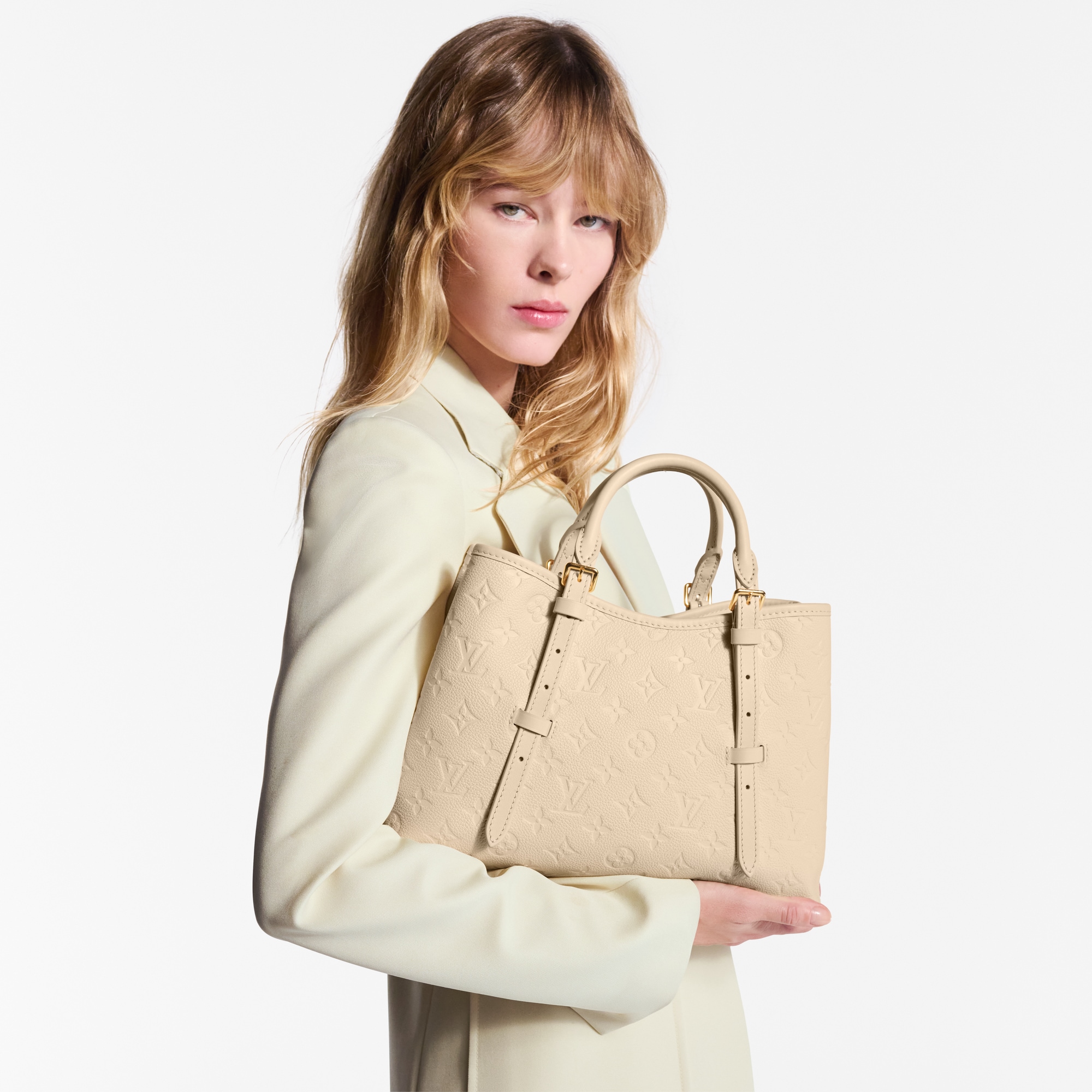 Babylone Tote PM Monogram Empreinte Leather in Women