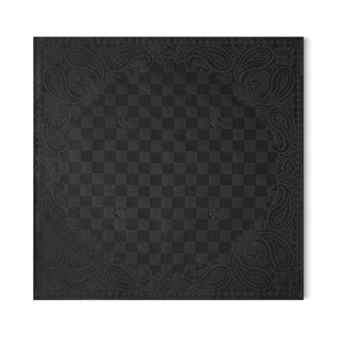 Bandana Damier Pocket Square . in Men's Accessories Ties and Pocket Squares collections by Louis Vuitton (Product zoom)