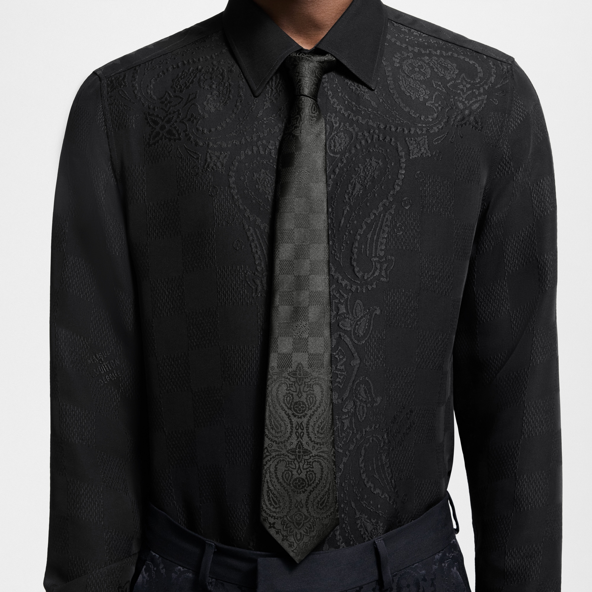 Bandana Damier Tie . in Men