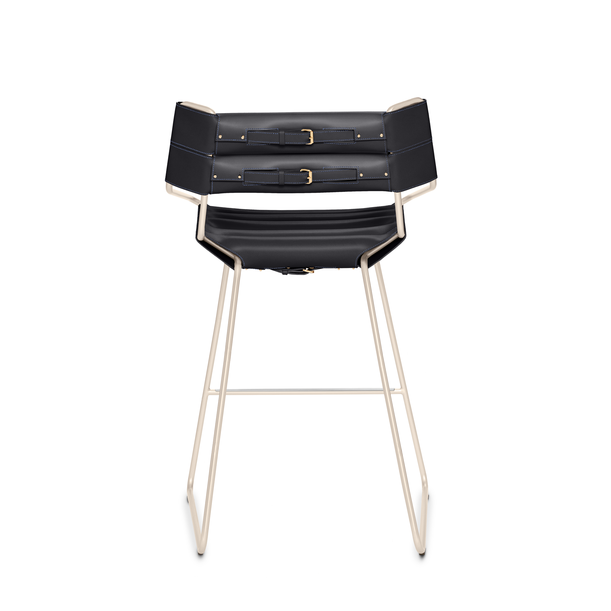 Belt Bar Stool By Atelier Oi  in Trunks, Travel and Home