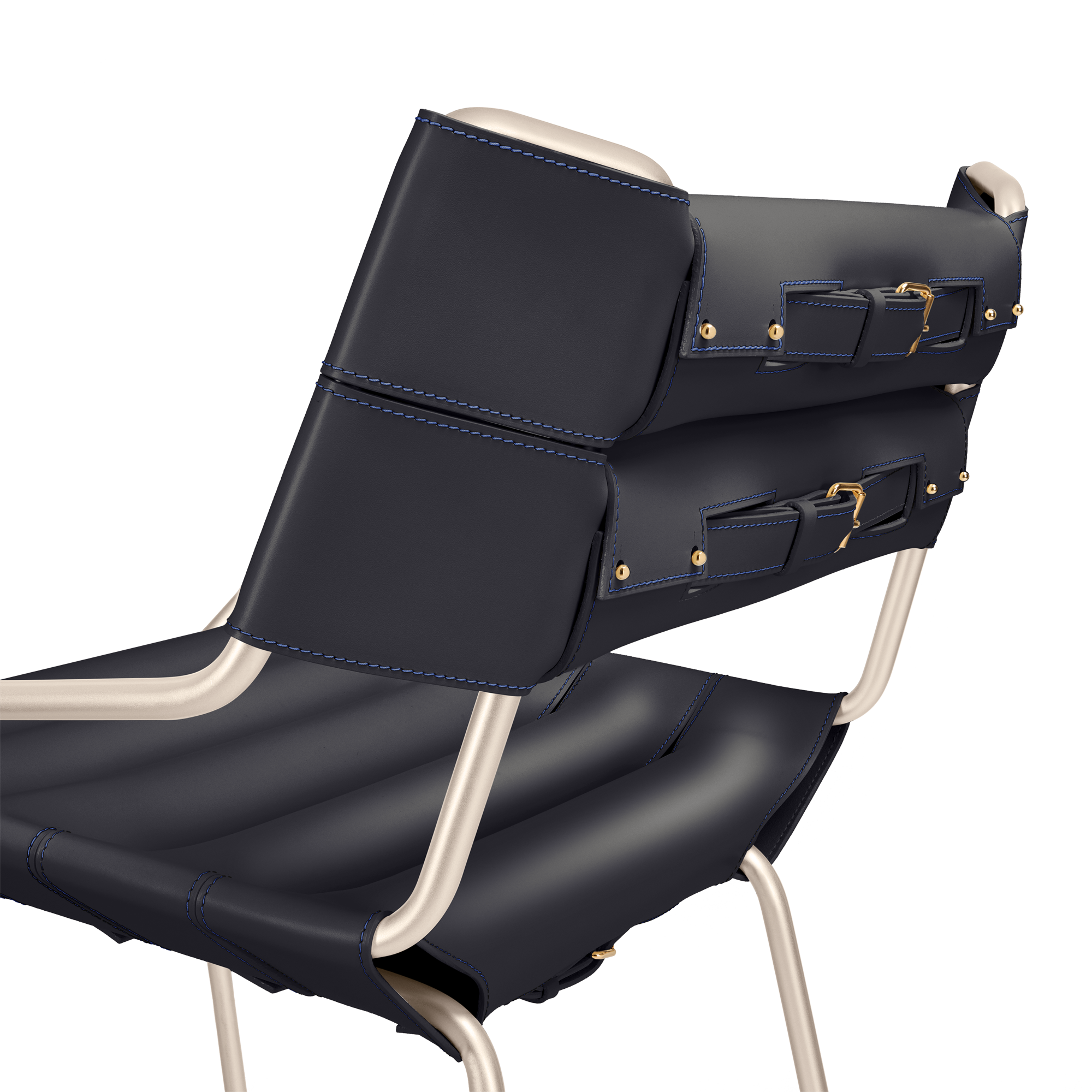 Belt Bar Stool By Atelier Oi  in Trunks, Travel and Home