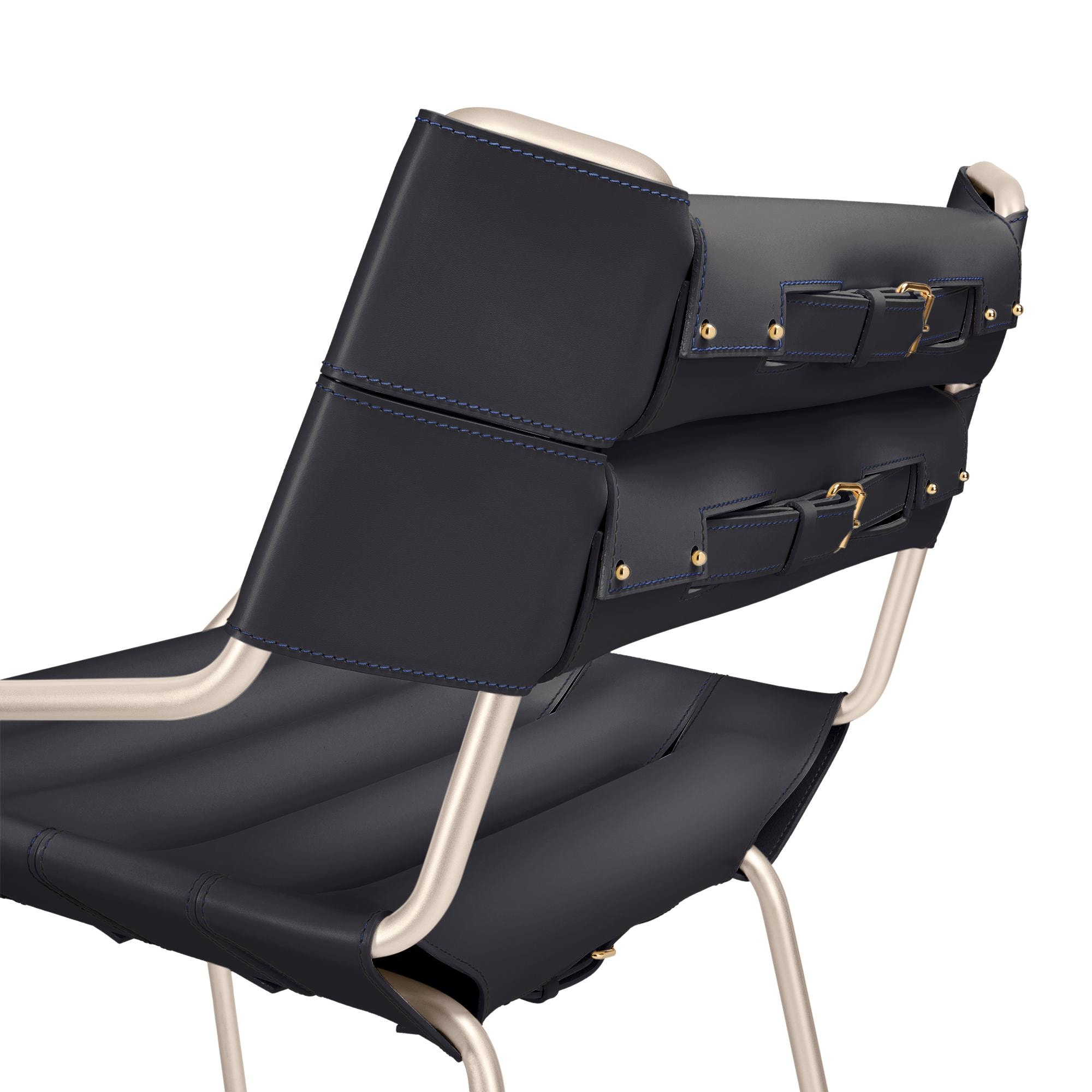 Belt Bar Stool By Atelier Oi  in Trunks, Travel and Home