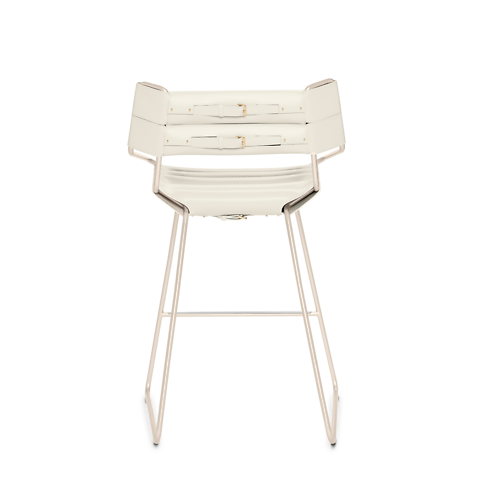 Belt Bar Stool Outdoor By Atelier Oï in Trunks, Travel and Home's Home and Art of Dining Furniture collections by Louis Vuitton (Product zoom)