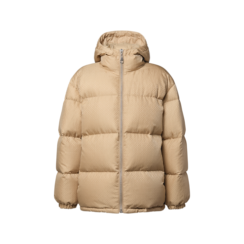 Belt Detail Nanogram Puffer Jacket in Women's Ready-to-Wear Coats and Jackets collections by Louis Vuitton (Product zoom)