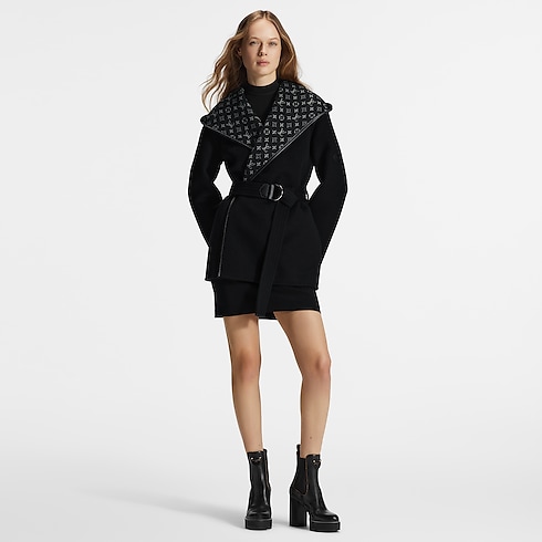 Belted Short Wrap Pea Coat in Women's Ready-to-Wear Coats and Jackets collections by Louis Vuitton (Product zoom)