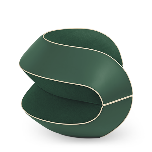 Binda Armchair By Raw Edges in Trunks, Travel and Home's Home and Art of Dining Furniture collections by Louis Vuitton (Product zoom)