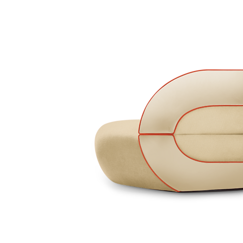 Binda Sofa By Raw Edges in Trunks, Travel and Home's Home and Art of Dining Furniture collections by Louis Vuitton (Product zoom)