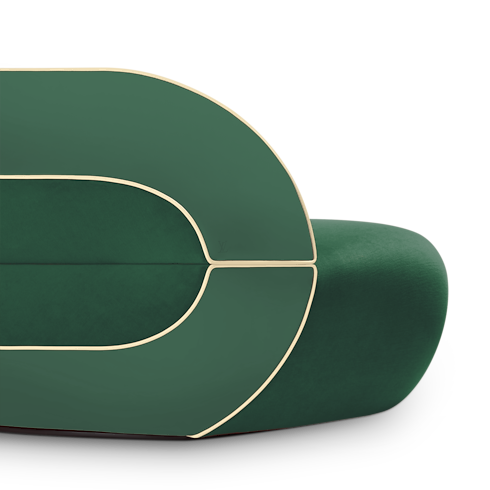 Binda Sofa By Raw Edges in Trunks, Travel and Home's Home and Art of Dining Furniture collections by Louis Vuitton (Product zoom)