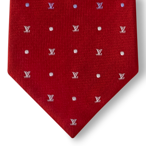 Blason Dots Tie . in Men's Accessories Ties and Pocket Squares collections by Louis Vuitton (Product zoom)