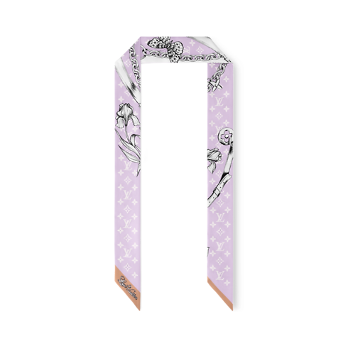 Blooming Monogram BB Bandeau . in Women's Accessories Silk Squares and Bandeaus collections by Louis Vuitton (Product zoom)