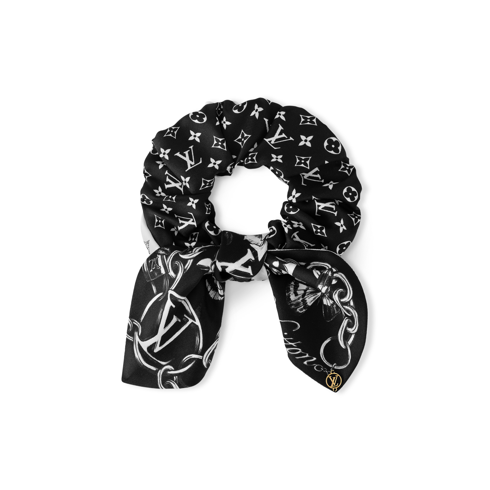 Blooming Monogram Scrunchy . in Women
