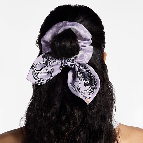 Blooming Monogram Scrunchy . in Women's Accessories Hair Accessories collections by Louis Vuitton (Product zoom)