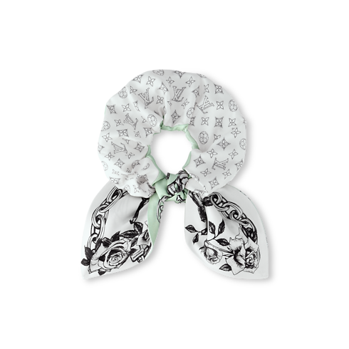 Blooming Monogram Scrunchy . in Women's Accessories Hair Accessories collections by Louis Vuitton (Product zoom)