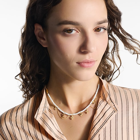 Blooming Pearls Necklace . in Women's Fashion Jewellery Designer Fashion Jewellery collections by Louis Vuitton (Product zoom)