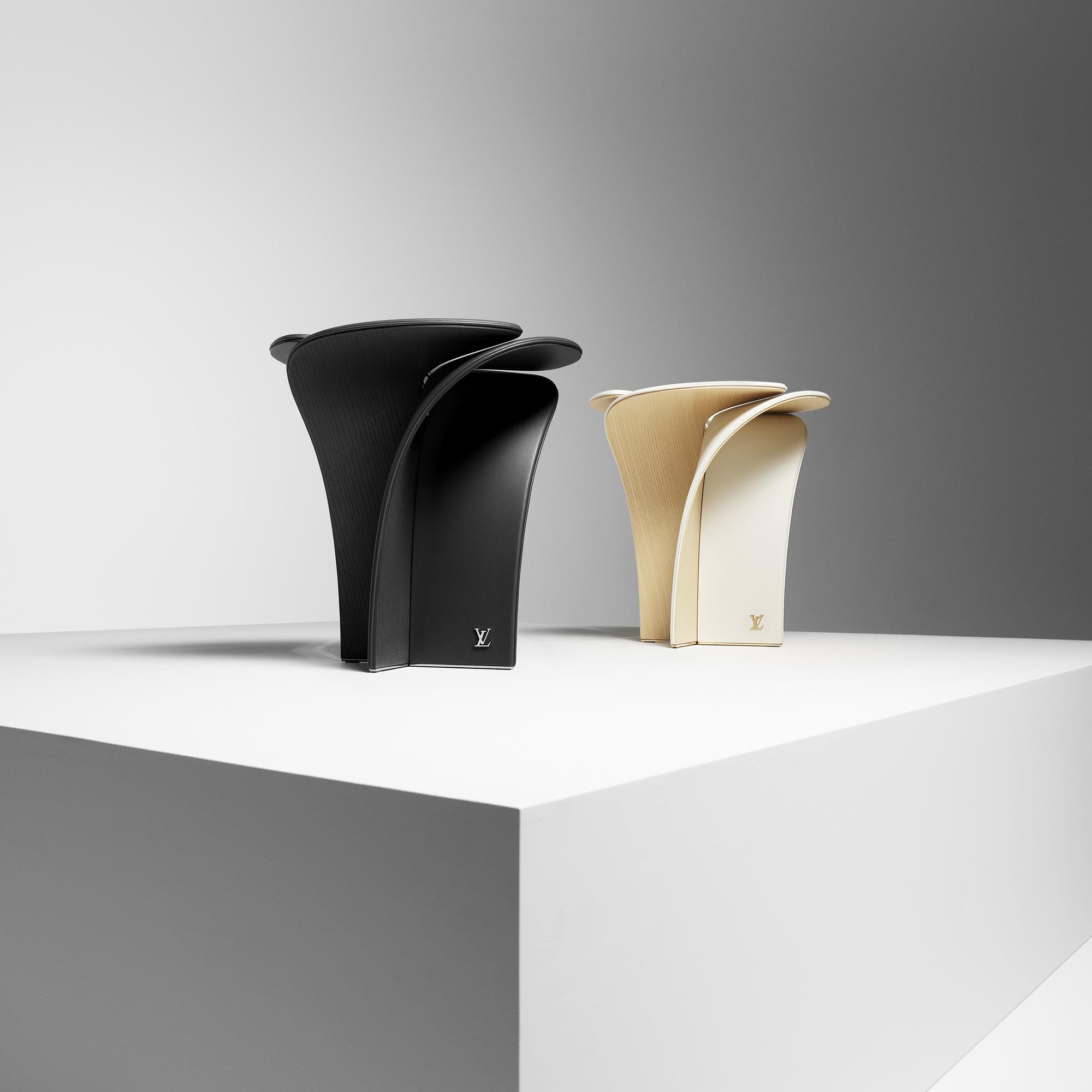 Blossom Stool By Tokujin Yoshioka Ash Wood in Trunks, Travel and Home
