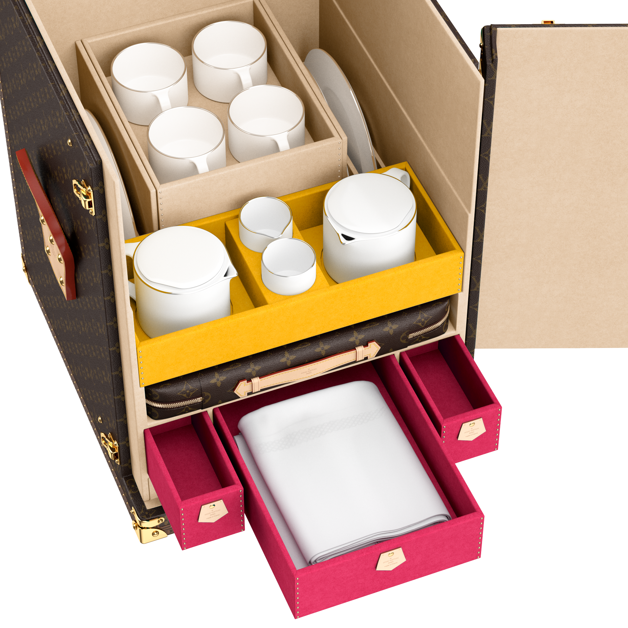 Boîte Afternoon Tea Monogram in Trunks, Travel and Home