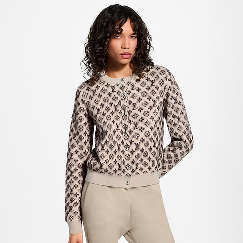 Brushed Monogram Cardigan in Women's Ready-to-Wear Knitwear collections by Louis Vuitton (Product zoom)
