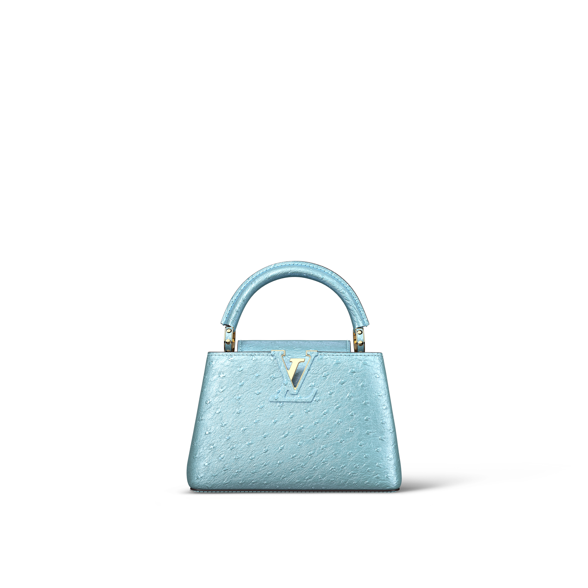 Capucines Mini Autruche in Women