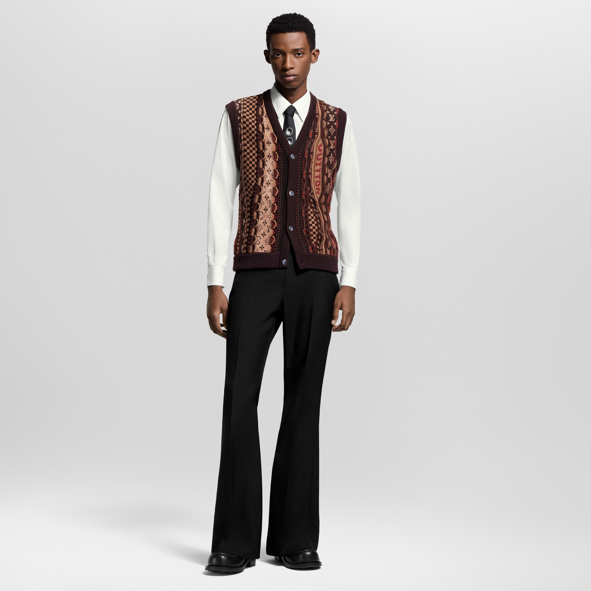 Cardigan Vest  in Men