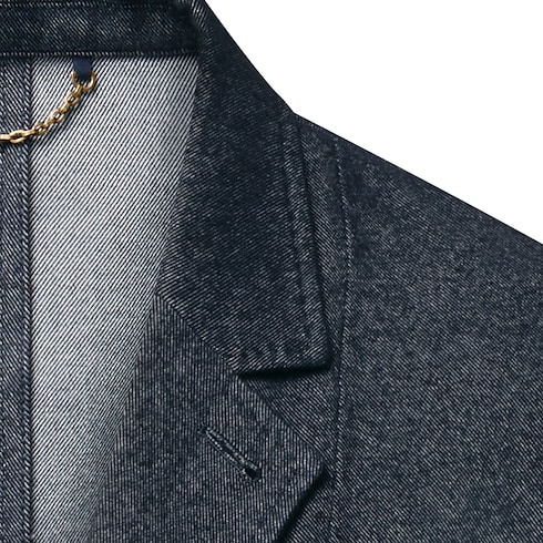 Cashmere Blend Denim Jacket in Men's Ready-to-Wear Blazers and Jackets collections by Louis Vuitton (Product zoom)