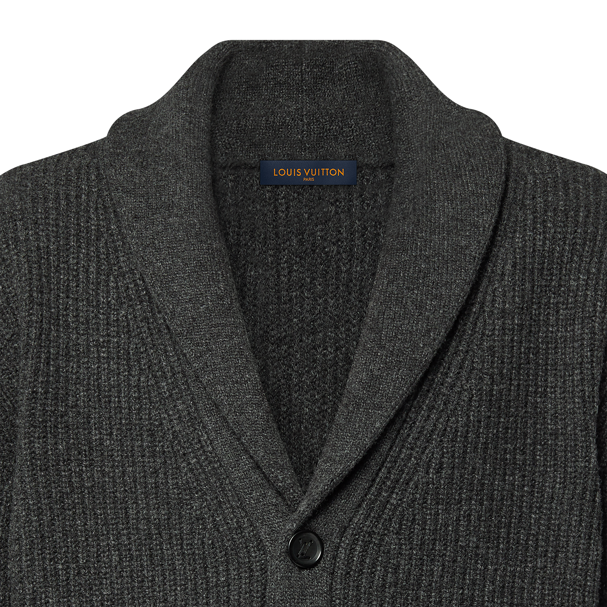 Cashmere Blend Shawl Collar Cardigan  in Men