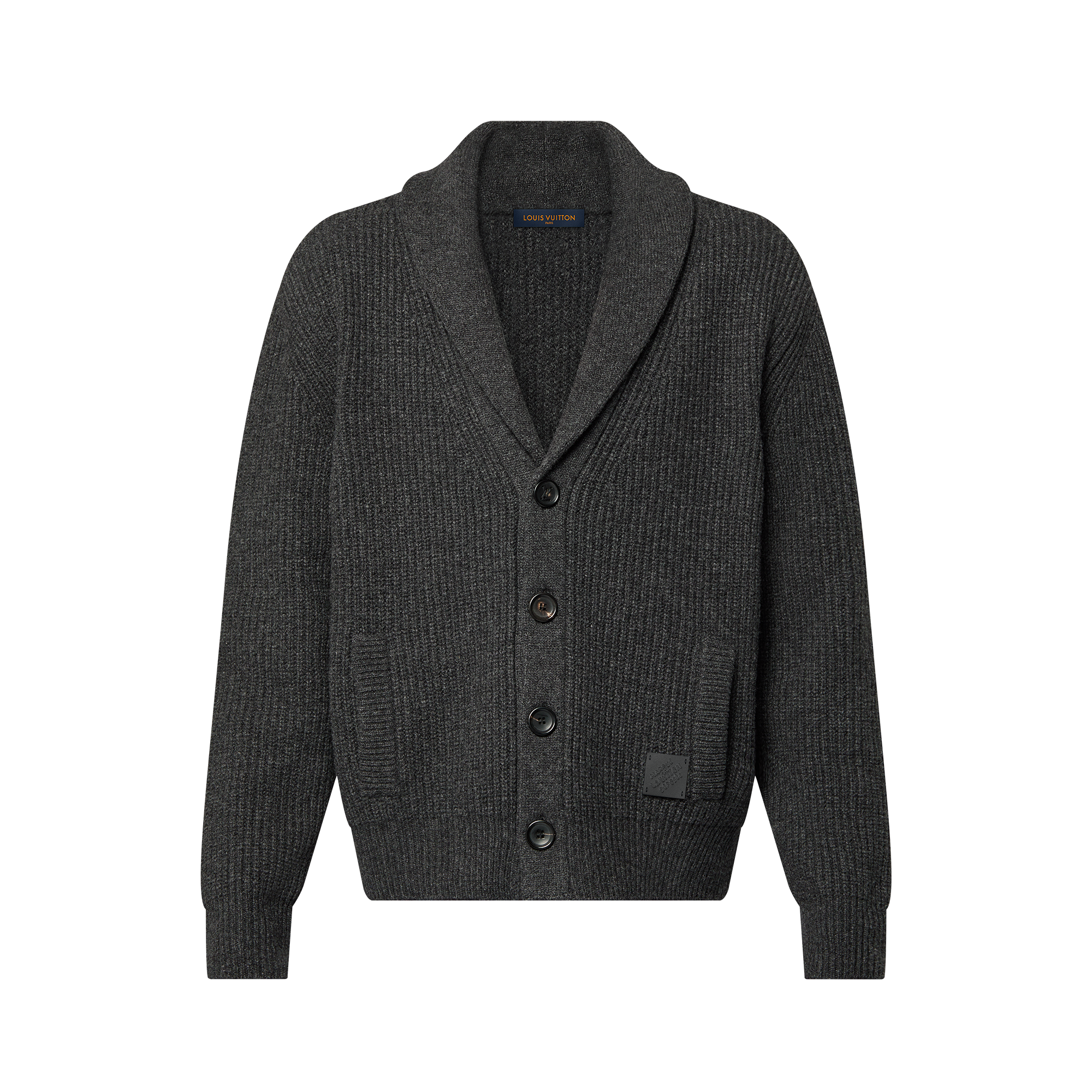 Cashmere Blend Shawl Collar Cardigan  in Men