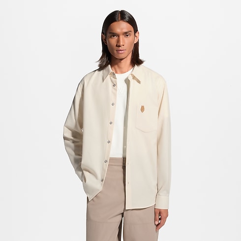 Cashmere Cotton Long-Sleeved Flannel Shirt in Men's Ready-to-Wear All Ready-to-Wear collections by Louis Vuitton (Product zoom)