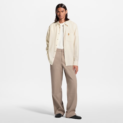 Cashmere Cotton Long-Sleeved Flannel Shirt in Men's Ready-to-Wear All Ready-to-Wear collections by Louis Vuitton (Product zoom)
