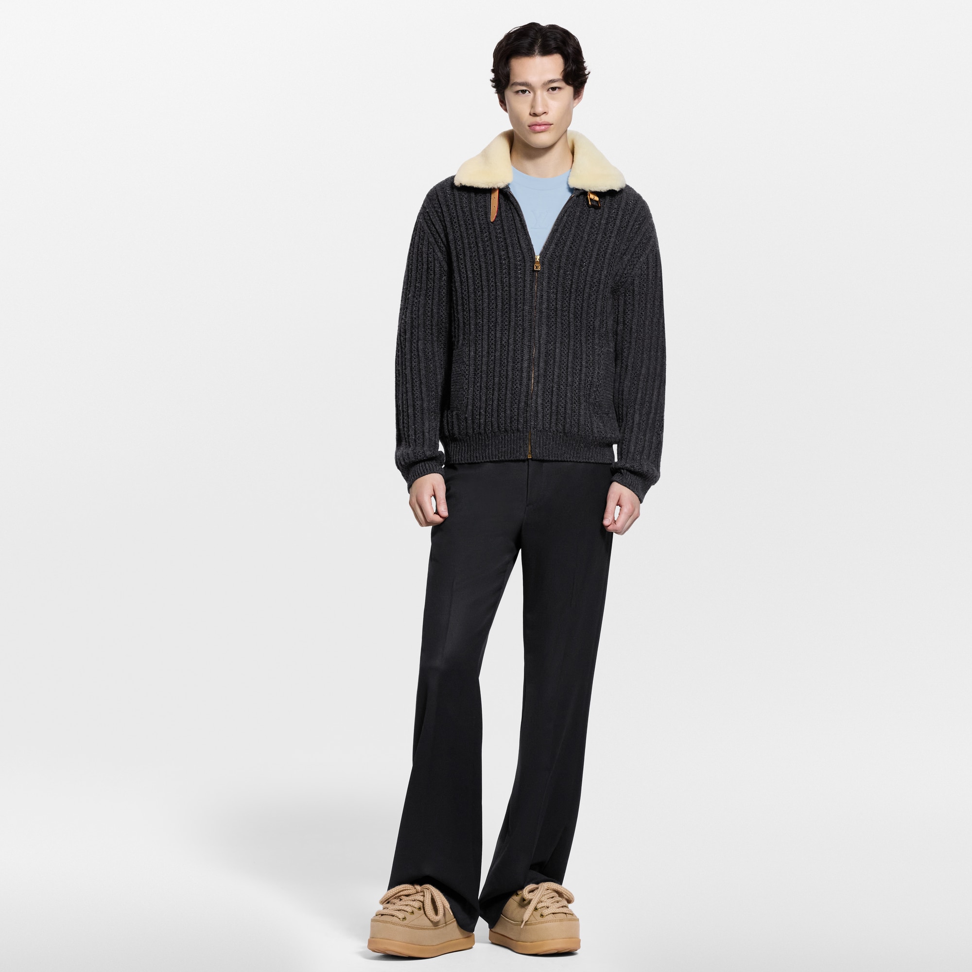 Cashmere-Wool Blouson  in Men