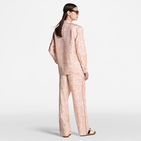 Cat-and-Mouse Print Silk Shirt in Women's Ready-to-Wear Tops collections by Louis Vuitton (Product zoom)