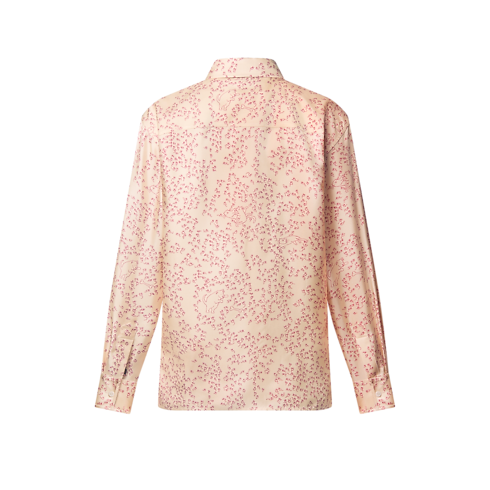 Cat-and-Mouse Print Silk Shirt in Women's Ready-to-Wear Tops collections by Louis Vuitton (Product zoom)