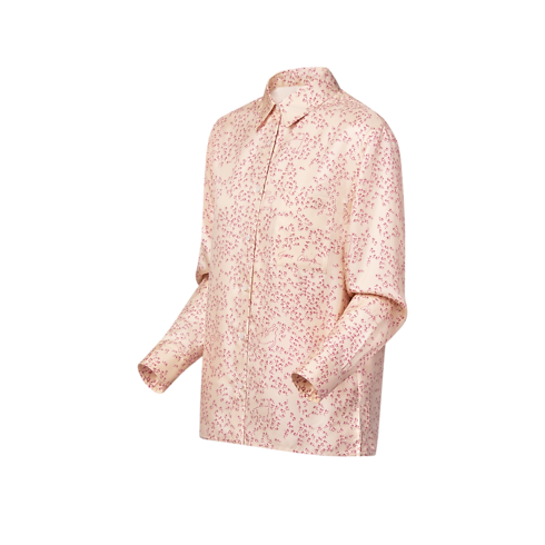 Cat-and-Mouse Print Silk Shirt in Women's Ready-to-Wear Tops collections by Louis Vuitton (Product zoom)
