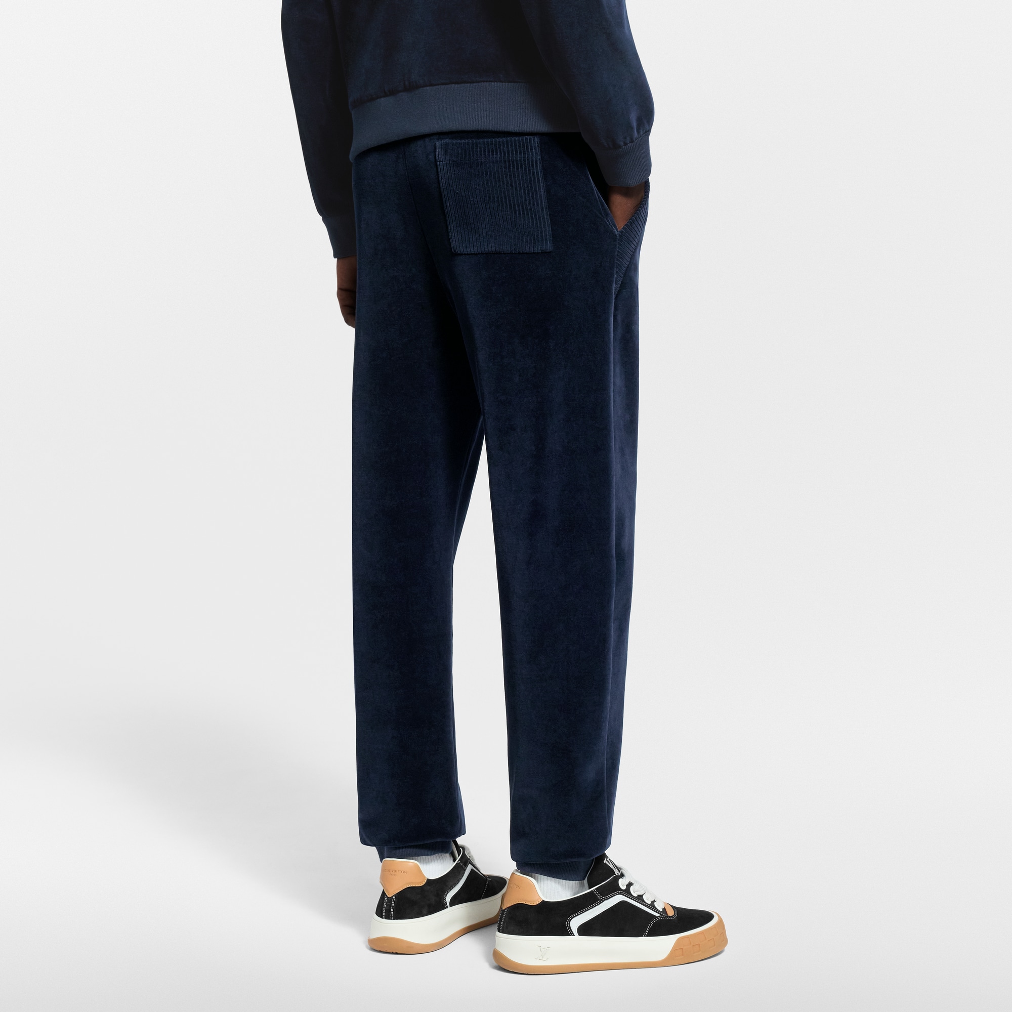 Chic Velvet Track Pants  in Men