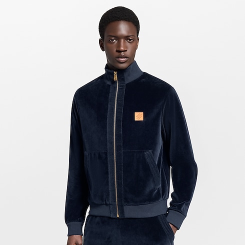 Chic Velvet Track Top in Men's Ready-to-Wear All Ready-to-Wear collections by Louis Vuitton (Product zoom)