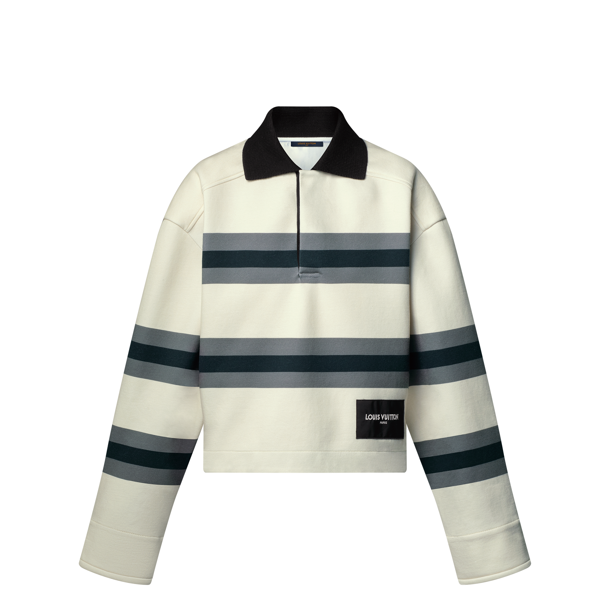 Chunky Stripes Polo Top  in Women
