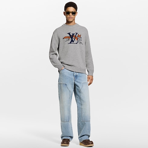 Chunky Wool-Cashmere Crewneck in Men's Ready-to-Wear All Ready-to-Wear collections by Louis Vuitton (Product zoom)