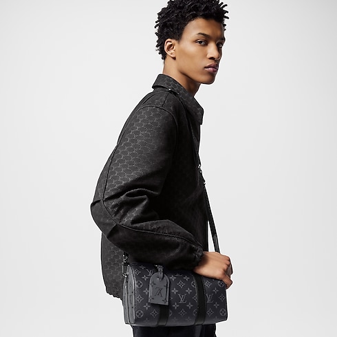 City Keepall Monogram Eclipse in New's Holiday Men's Selection collections by Louis Vuitton (Product zoom)