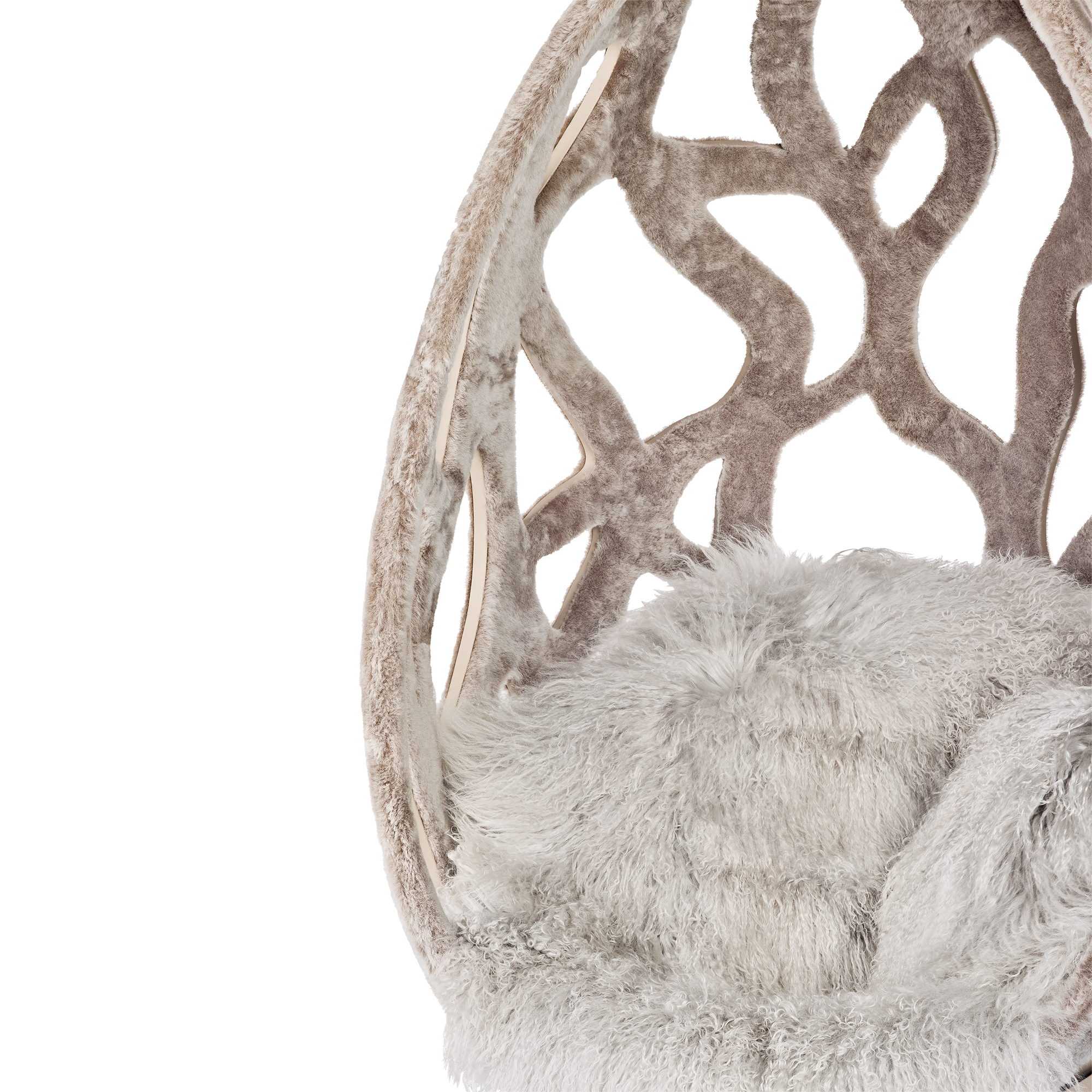 Cocoon Fur By Fernando & Humberto Campana Fur in Trunks, Travel and Home