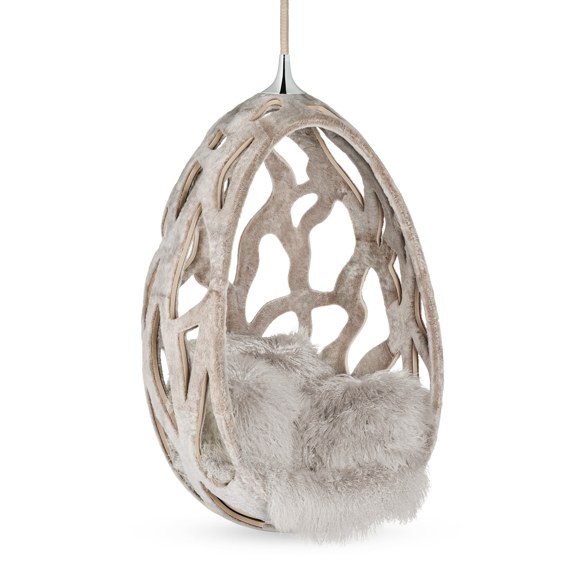 Cocoon Fur By Fernando & Humberto Campana Fur in Trunks, Travel and Home