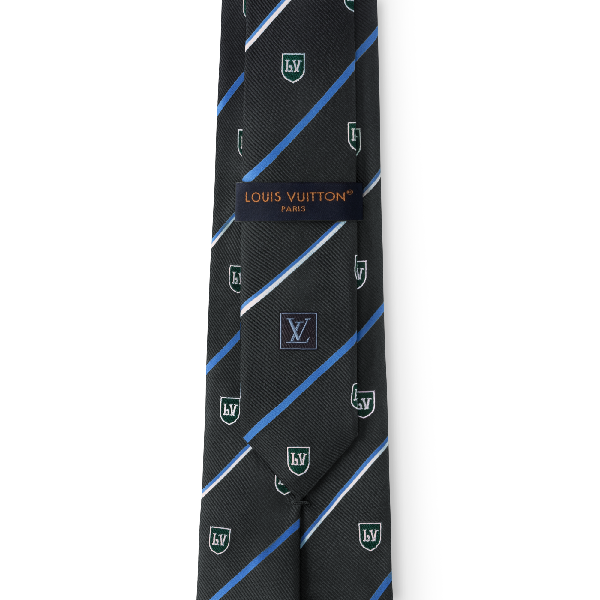 College LV Crest Tie . in Men